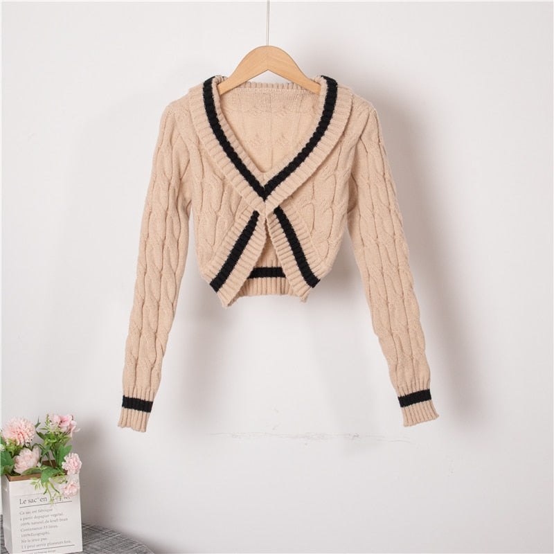 Sweater Glamour in a Crop