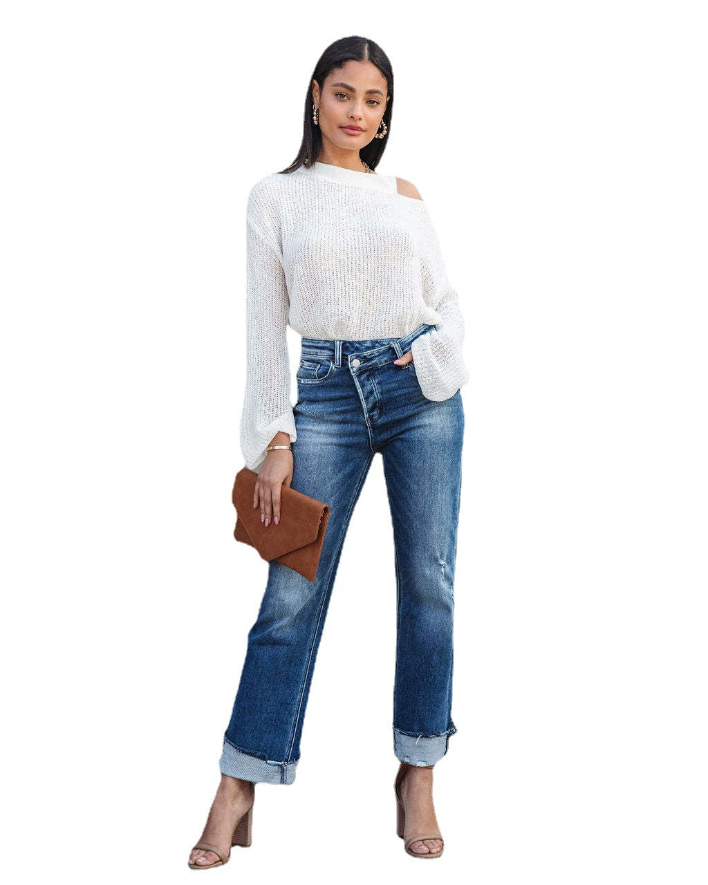 Angelica Straight-leg Denim Trousers
