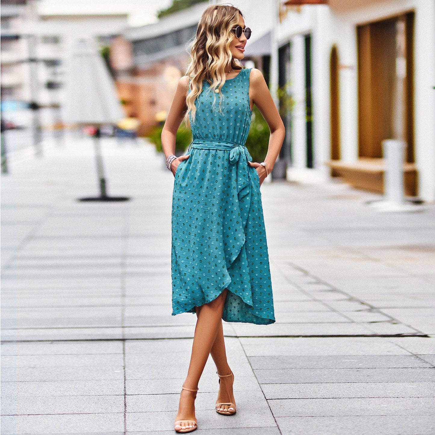 Elegant Sleeveless Maxi Dress for Women