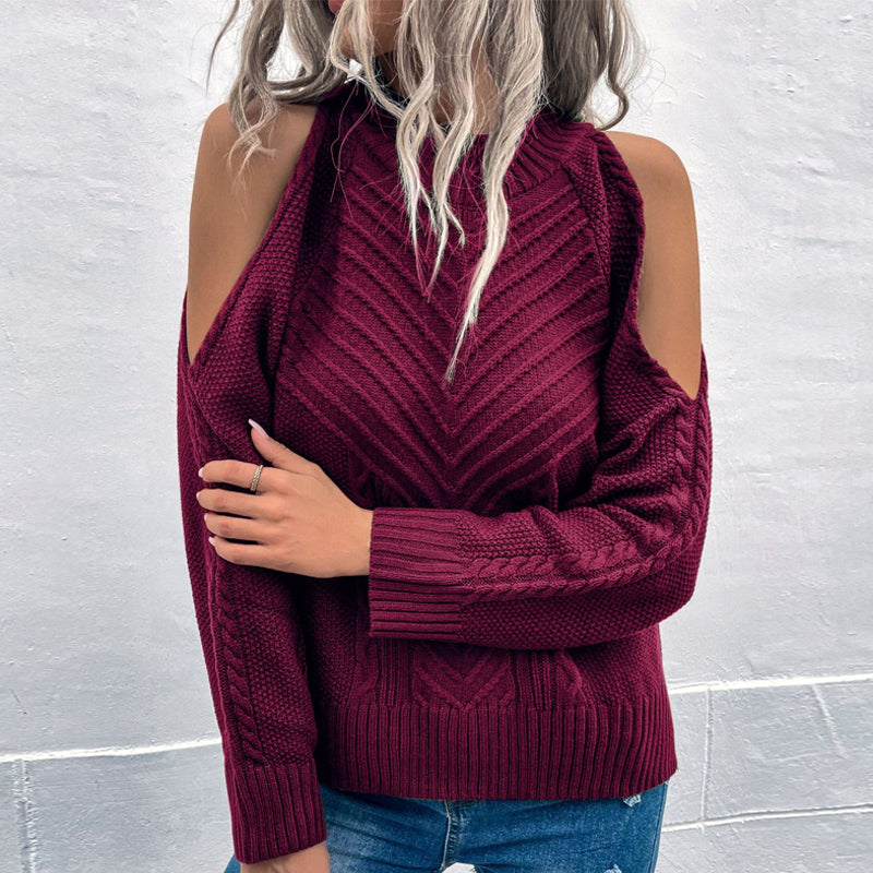 Madison Twist and Peek Shoulder Sweater