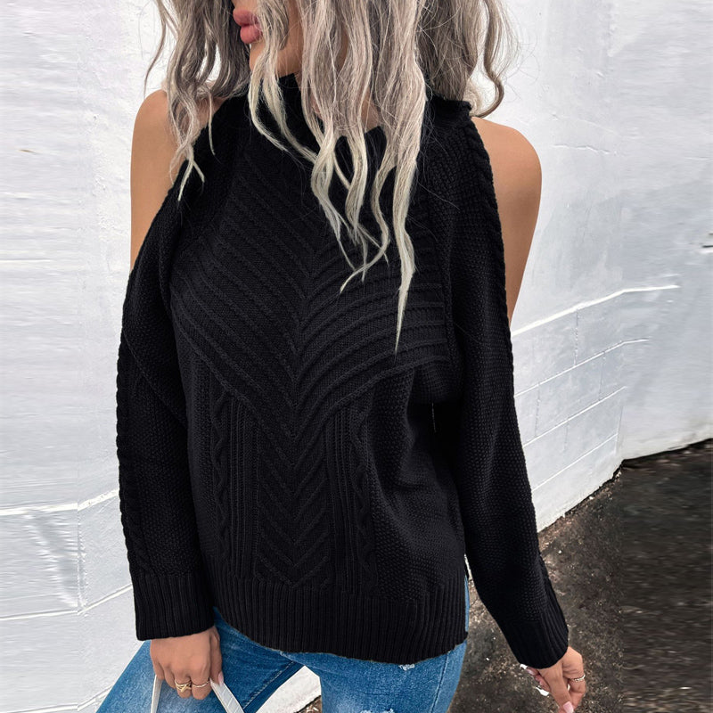 Madison Twist and Peek Shoulder Sweater