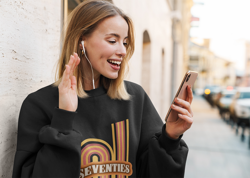 Funky 70's Throwback Crewneck