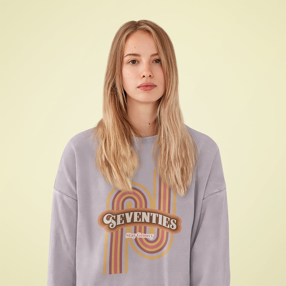 Funky 70's Throwback Crewneck