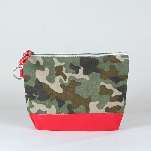 All In Zip Top Pouch in Venture Camo Print