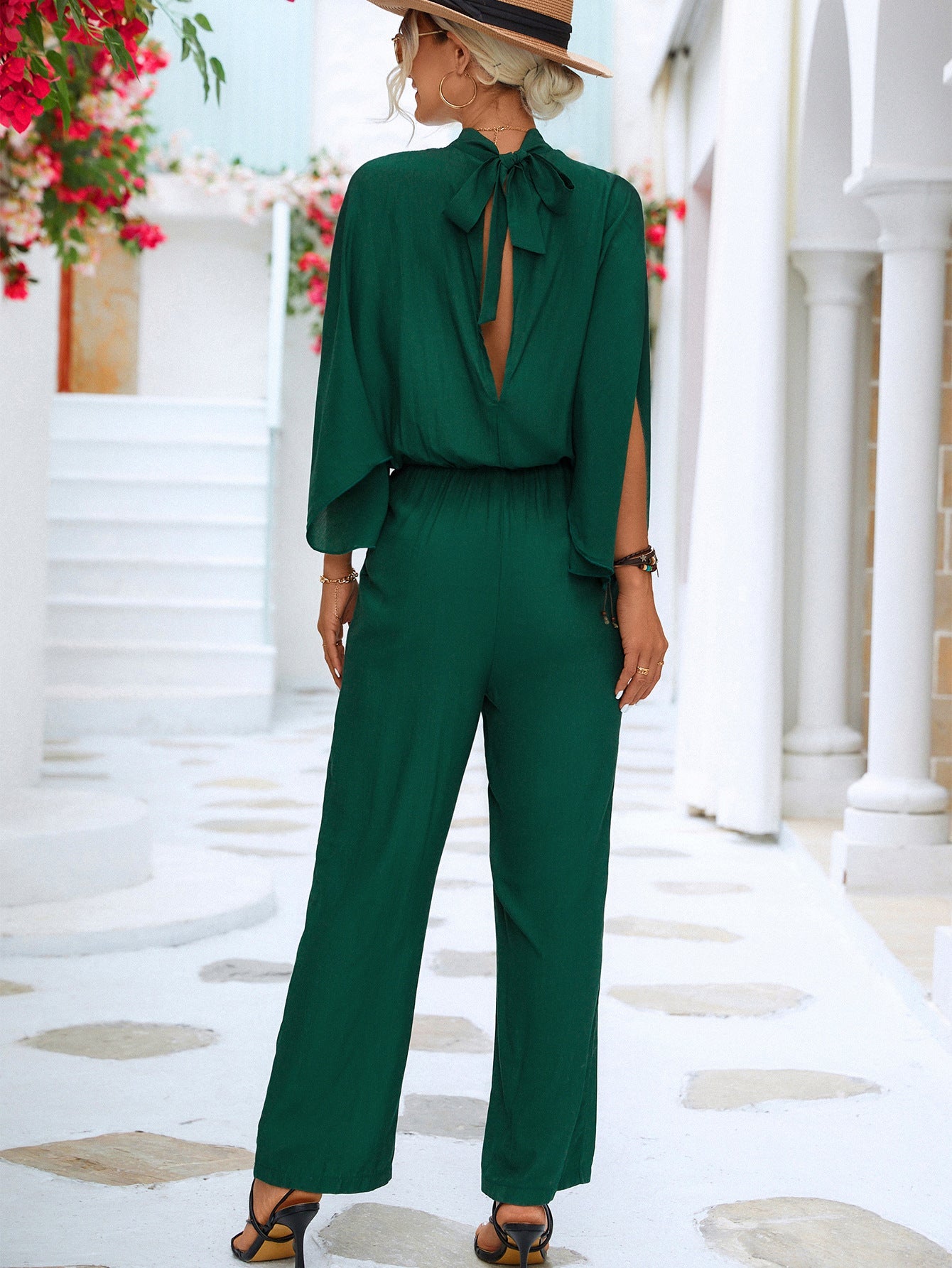 Stand Collar Jumpsuit