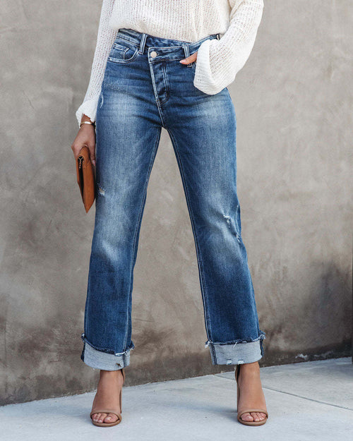 Angelica Straight-leg Denim Trousers