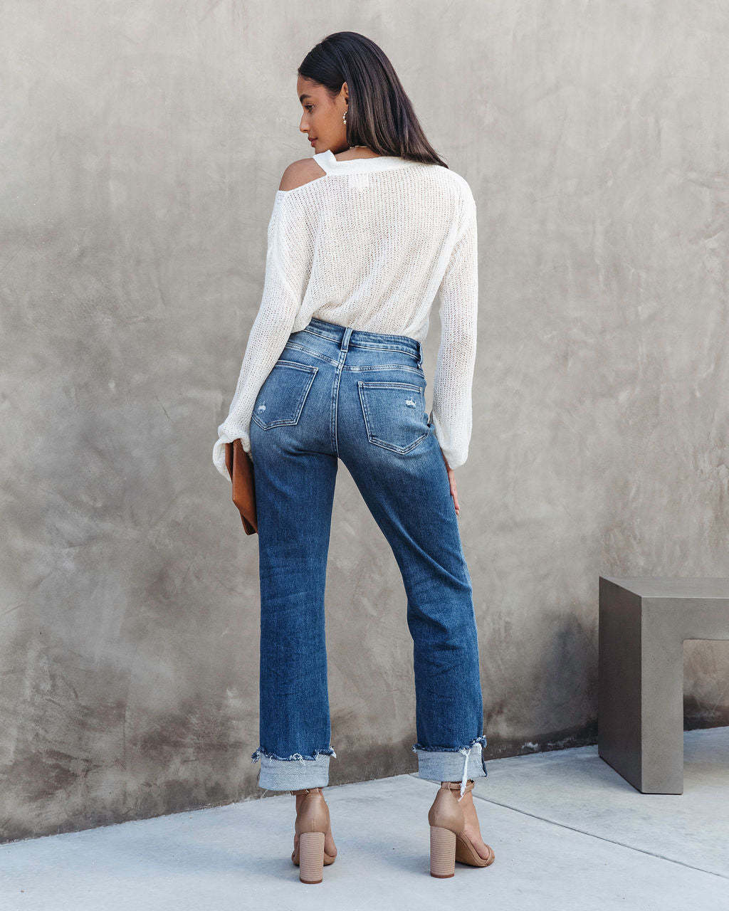 Angelica Straight-leg Denim Trousers