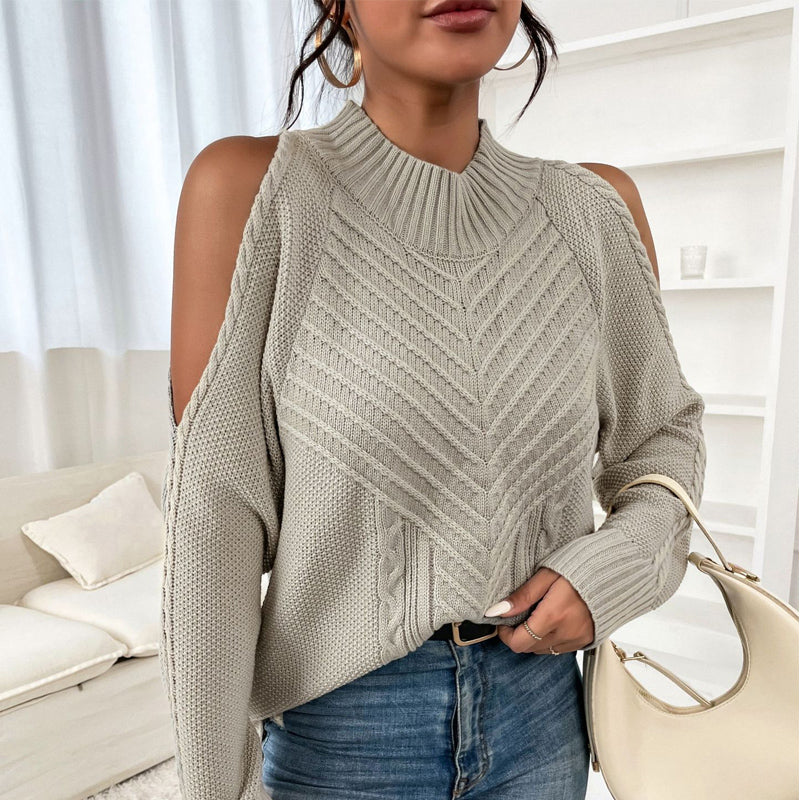 Madison Twist and Peek Shoulder Sweater