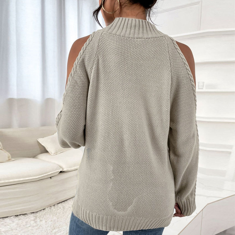 Madison Twist and Peek Shoulder Sweater