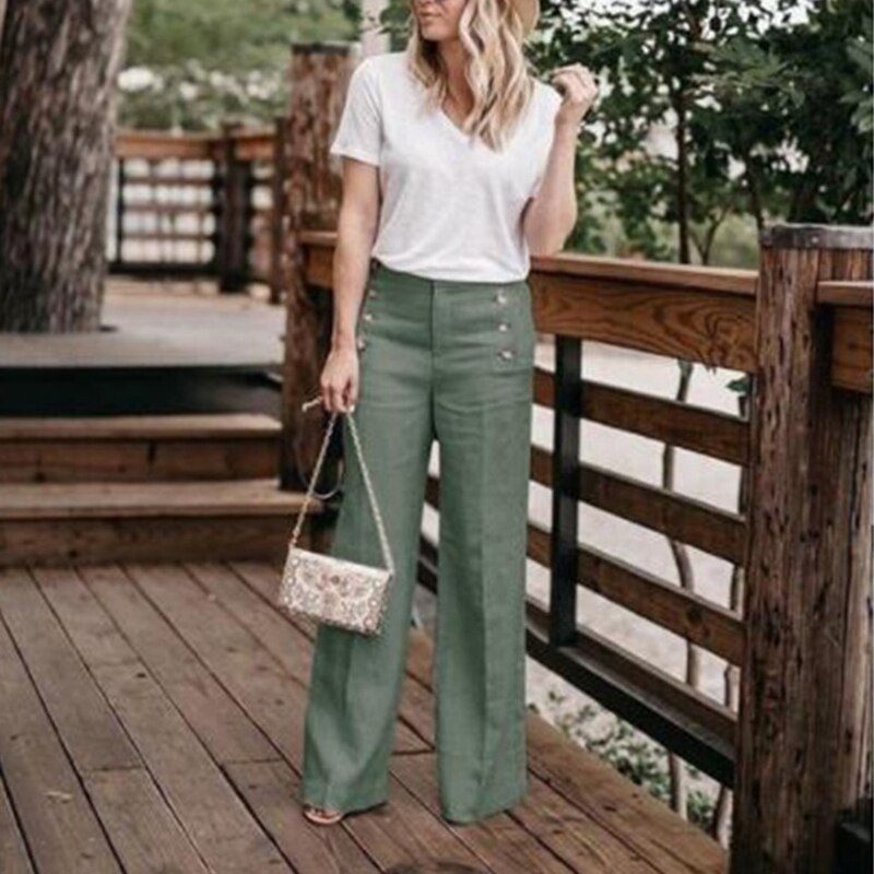 Flare Femme Wide Legs Pants