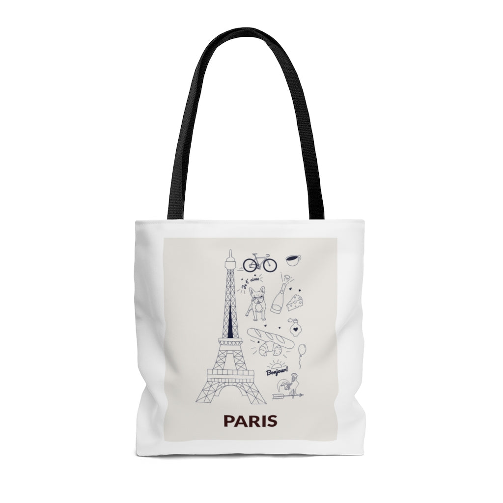 Parisian Elegance Everyday Tote Bag