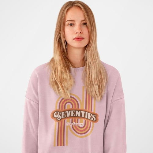 Funky 70's Throwback Crewneck